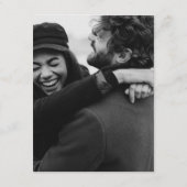 Honeymoon Fund Minimale Black White Wishing Good Informatiekaartje (Achterkant)