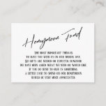 Honeymoon Fund Modern Handwriting Simple Wedding Informatiekaartje<br><div class="desc">Deze eenvoudige, kenmerkende kaarttussenvoegsels werden ontworpen om andere punten in een het groeien gebeurtenisreeks aan te passen die een moderne casual het handschrijven doopvont over een duidelijke achtergrond kenmerkt u in om het even welke kleur kunt veranderen u houdt van. Aan de voorkant lees je "Honeymoon Fund" in het uitgeruste...</div>