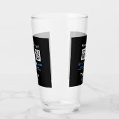 Honeymoon Fund PayPal Venmo QR code bedankt Glas (Links)