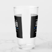 Honeymoon Fund PayPal Venmo QR code bedankt Glas (Rechts)