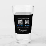 Honeymoon Fund PayPal Venmo QR code bedankt Glas<br><div class="desc">Voor muziekliefhebbers zoals wij</div>
