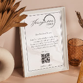 Honeymoon Fund QR Code Reisfonds Aanvraag Poster