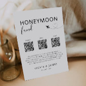 Honeymoon Fund QR Code Sign, Huwelijksreis In Kaart