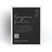 Honeymoon Fund QR Code Wedding Poster