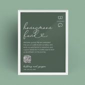 Honeymoon Fund QR Code Wedding Poster