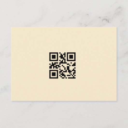 Honeymoon Fund Registry QR Code Huwelijkscadeau Informatiekaartje (Achterkant)