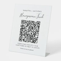 Honeymoon Fund Simple QR Code Passen getrouwd