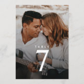 Honeymoon Fund Trouwtafel Nummer QR Code Modern (Voorkant)