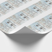 Honeymoon fund venomo paypal donation Q R couple Cadeaupapier (Hoek)