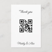 Honeymoon Fund Wedding Registry Reisaanvraag Informatiekaartje (Achterkant)