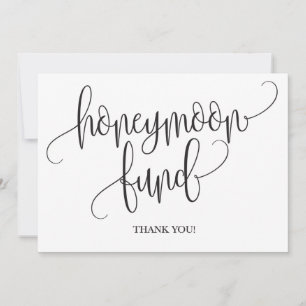 Honeymoon Fund Wedding Sign.