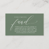 Honeymoon Fund Wishing Well, Wish, A Note On Gifts Informatiekaartje (Voorkant)