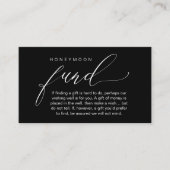 Honeymoon Fund Wishing Well, Wish, A Note On Gifts Informatiekaartje (Voorkant)