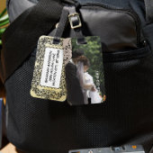 Honeymoon gepersonaliseerde foto Bagagelabel