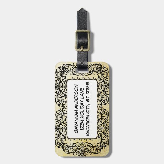 Honeymoon gepersonaliseerde foto Bagagelabel (Voorkant verticaal)