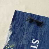 Honeymoon Getaway Ocean Waves Blue Sky XO Strandlaken (In situ)