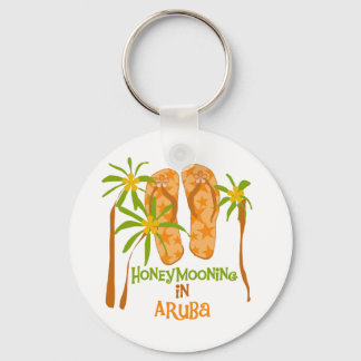 Honeymoon in Aruba Sleutelhanger