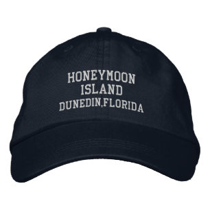 Honeymoon Island Geborduurde Florida Honkbal Hoed Pet