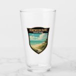 Honeymoon Island State Park Florida Travel  Glas<br><div class="desc">Honeymoon Island State Park vector artwork ontwerp. Deel van een reeks barrière eilanden sprankelend in de Golf van Mexico voor de westkust van Florida.</div>