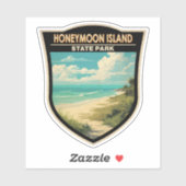 Honeymoon Island State Park Florida Travel  Sticker (Vel)