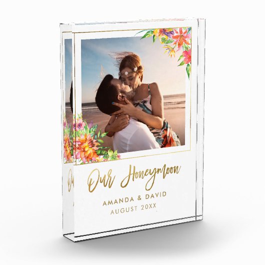 Honeymoon Keepomwille Passen getrouwd Bride Gift M Fotoblokken (Links)