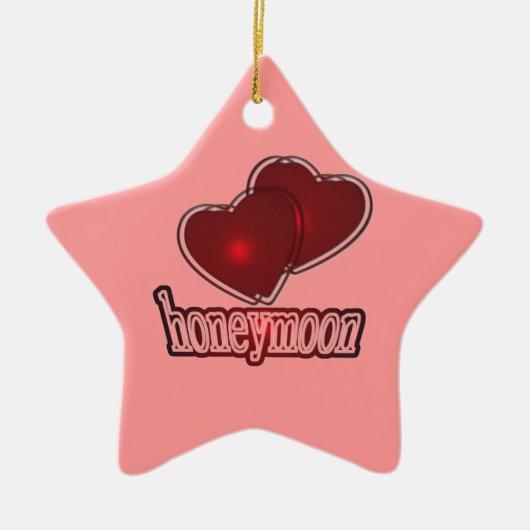 Honeymoon Keramisch Ornament (Voorkant)