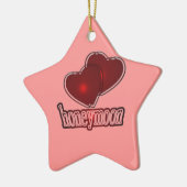 Honeymoon Keramisch Ornament (Links)