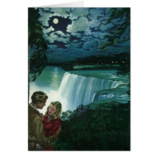  Honeymoon Love, Passen getrouwd op Niagara Herfst (Voorkant)
