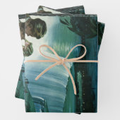  Honeymoon Love, Passen getrouwd op Niagara Herfst Inpakpapier Vel (In situ)