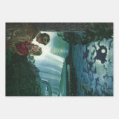 Honeymoon Love, Passen getrouwd op Niagara Herfst Inpakpapier Vel (Voorkant)