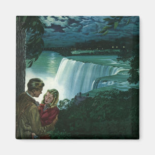 Honeymoon Love, Passen getrouwd op Niagara Herfst Magneet