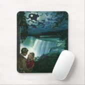  Honeymoon Love, Passen getrouwd op Niagara Herfst Muismat (Met muis)