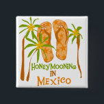 Honeymoon Mexico Tshirts en Gifts Vierkante Button 5,1 Cm<br><div class="desc">Als je een nieuwe honinghoning bent in Mexico,  dan hou je van onze bestemmingshuwelijksreis Mexico T-shirts,  hoodies,  mokken,  knoppen,  kaarten en andere bestemmingen die Mexico-huwelijksreis en cadeaus biedt!</div>