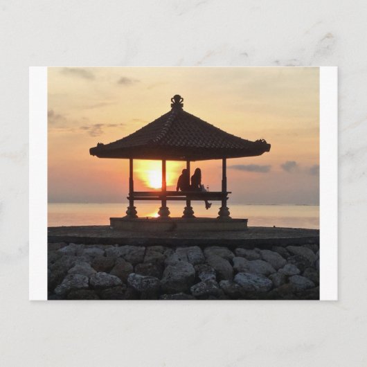 Honeymoon op Bali Briefkaart (Voorkant)