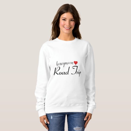 HONEYMOON ROAD TRIP sweatshirt (Voorkant volledig)