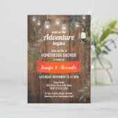 Honeymoon Shower Kaart (Staand voorkant)