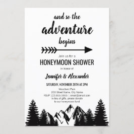 Honeymoon Shower-uitnodiging Kaart