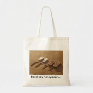 Honeymoon strandtas tote bag