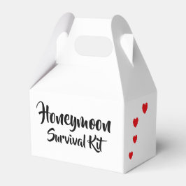 "Honeymoon" Survival Kit Box Bedankdoosjes