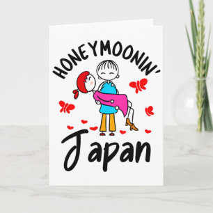 Honeymoon T-shirt Honeymoon Koppels Bruid Bruidego Kaart