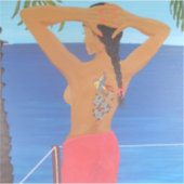 Honeymoon vakantie sticker (Voorkant)