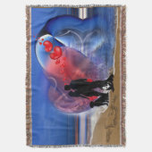 Honeymoon Valentijn koppel Deken (Voorkant Verticaal)