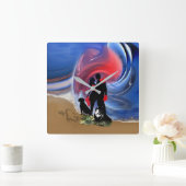 Honeymoon-Valentijn Vierkante Klok (Huis)