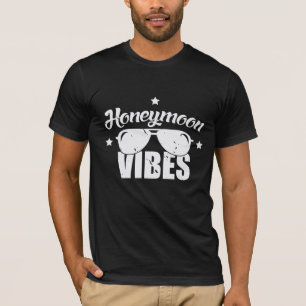 Honeymoon Vibes getrouwd met Couple Holiday zonneb T-shirt