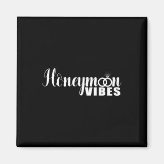 Honeymoon vibes grappige nieuwe bruiden en bruideg magneet