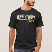 Honeymoon Vibes Just Marriott Newlywed Bride And G T-shirt (Voorkant)