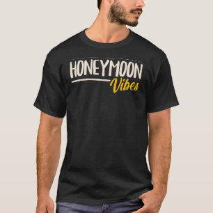 Honeymoon Vibes Just Marriott Newlywed Bride And G T-shirt