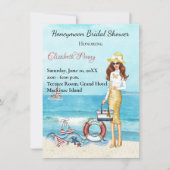 Honeymoon Vrijgezellenfeest Kaart (Voorkant)