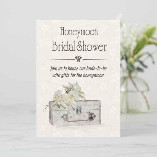 Honeymoon Vrijgezellenfeest met reistas Kaart (Staand voorkant)