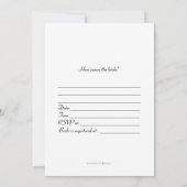 Honeymoon Vrijgezellenfeest met reistas Kaart (Achterkant)